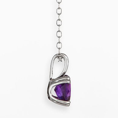 Celebration Gems Sterling Silver African Amethyst Pendant