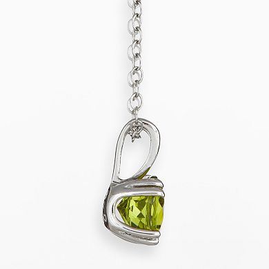 Celebration Gems Sterling Silver Peridot Pendant