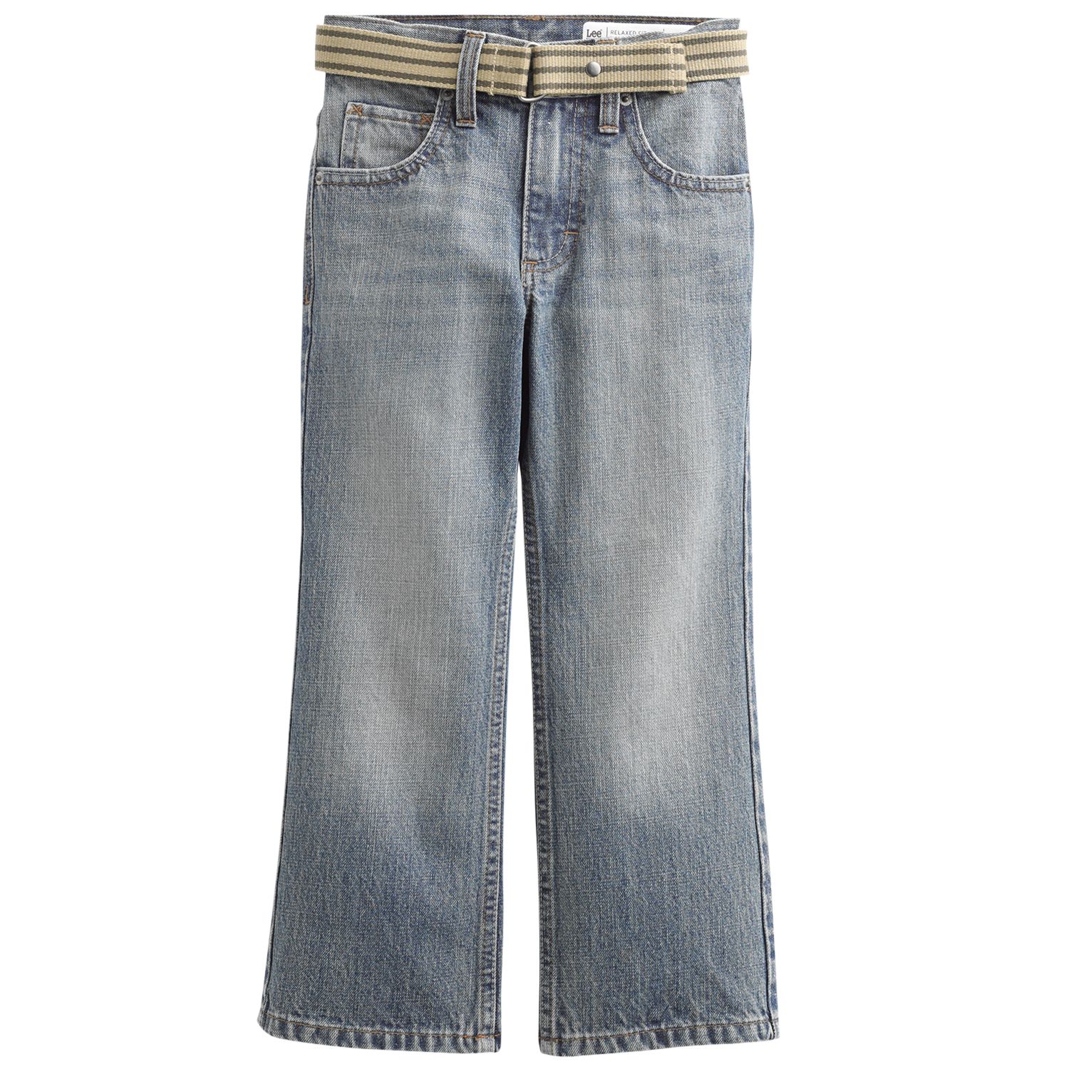 lee dungarees relaxed bootcut jeans