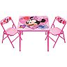 disney minnie mouse activity table & chairs set