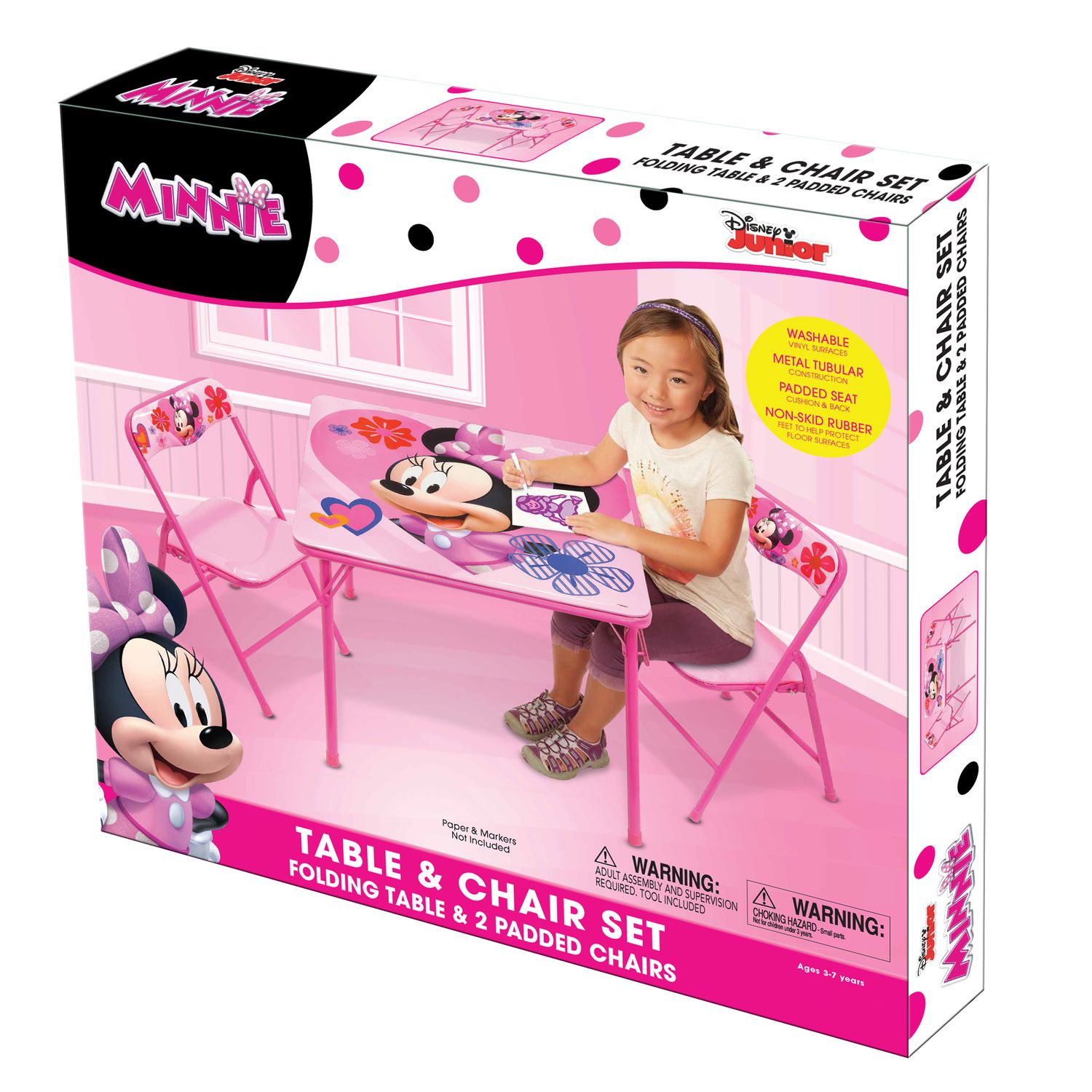 disney minnie junior table & chair set