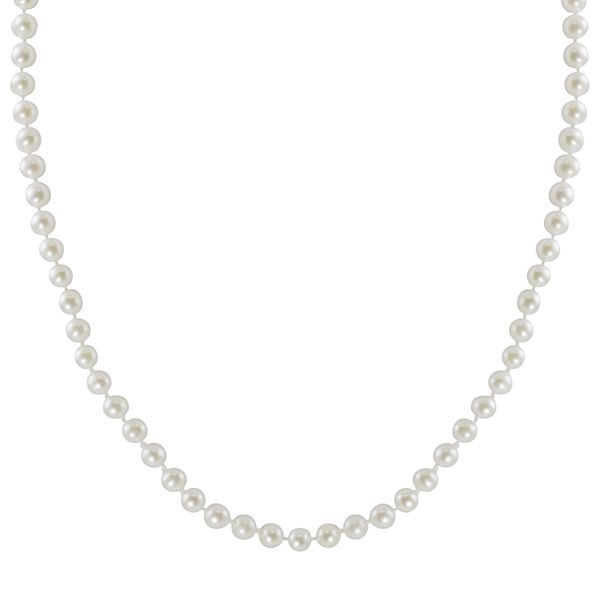 10k Gold Freshwater Cultured Pearl Necklace - 18