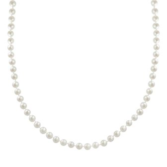 PearLustre by Imperial 10k Gold Freshwater Cultured Pearl Necklace - 16''