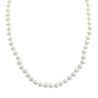 PearLustre by Imperial 10k Gold Freshwater Cultured Pearl Necklace - 30''