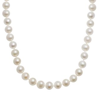 PearLustre by Imperial 10k Gold Freshwater Cultured Pearl Necklace - 16''