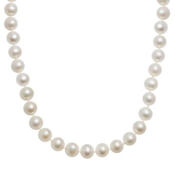 PearLustre by Imperial 10k Gold Freshwater Cultured Pearl Necklace - 16''