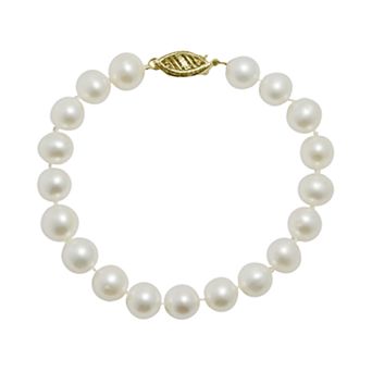 PearLustre by Imperial 10k Gold Freshwater Cultured Pearl Bracelet - 7.5-in.