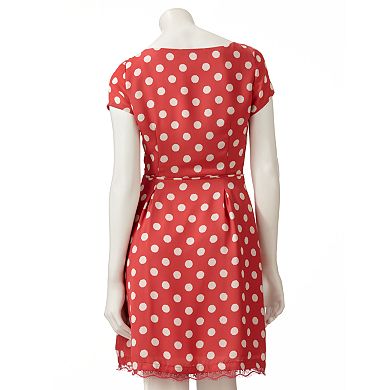 LC Lauren Conrad Polka-Dot Dress - Women's