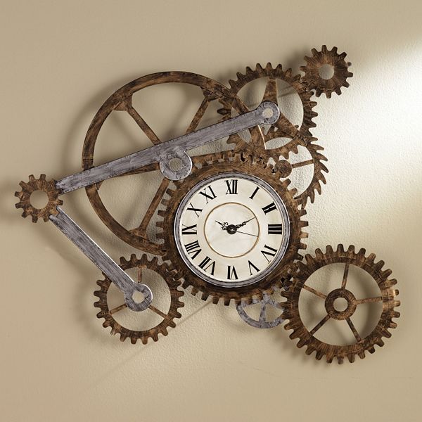 Industrial Gear Wall Clock