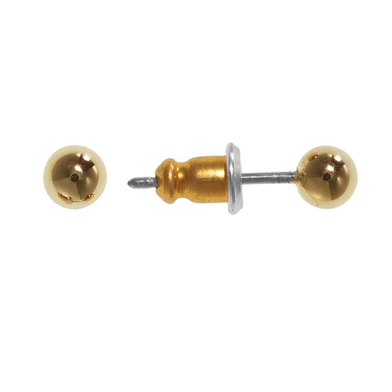 UPC 083355011266 product image for Napier Ball Stud Earrings, Women's, Yellow | upcitemdb.com