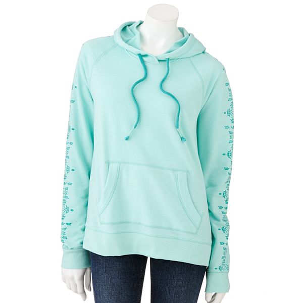 Sonoma Goods For Life® Floral French Terry Hoodie - Women's