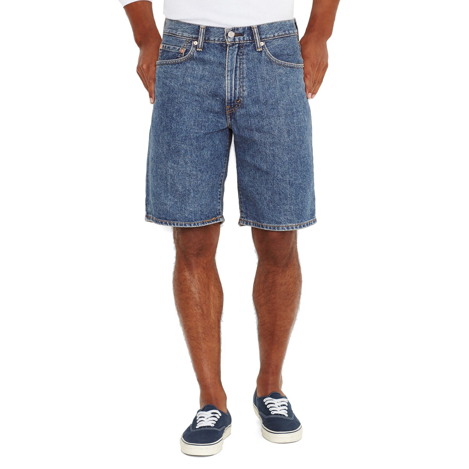 levi blue jean shorts