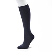 Dr. Motion Ribbed Compression Knee-High Socks