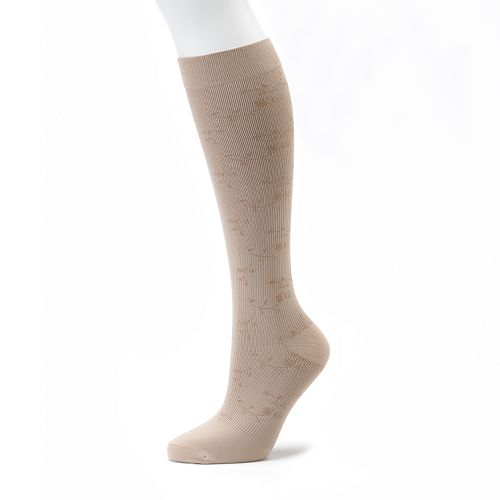Women's Dr. Motion KneeHigh Floral Compression Socks