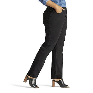 Plus Size Lee Instantly Slims Straight-Leg Jeans