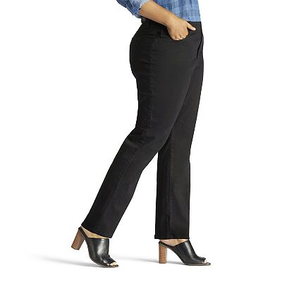 Plus Size Lee® Instantly Slims Straight-Leg Jeans