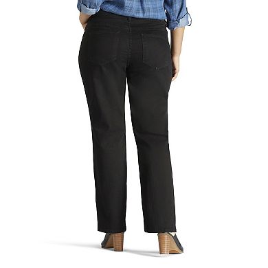 Plus Size Lee Instantly Slims Straight-Leg Jeans