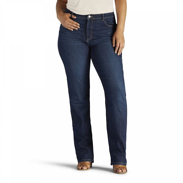 Plus Size Lee® Instantly Slims Straight-Leg Jeans
