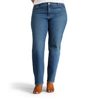 Plus Size Lee® Instantly Slims Straight-Leg Jeans