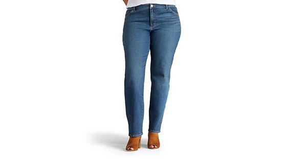 Plus Size Lee Monroe Classic Fit Straight-Leg Jeans