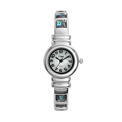 Vivani Women s Simulated Abalone Bangle Watch