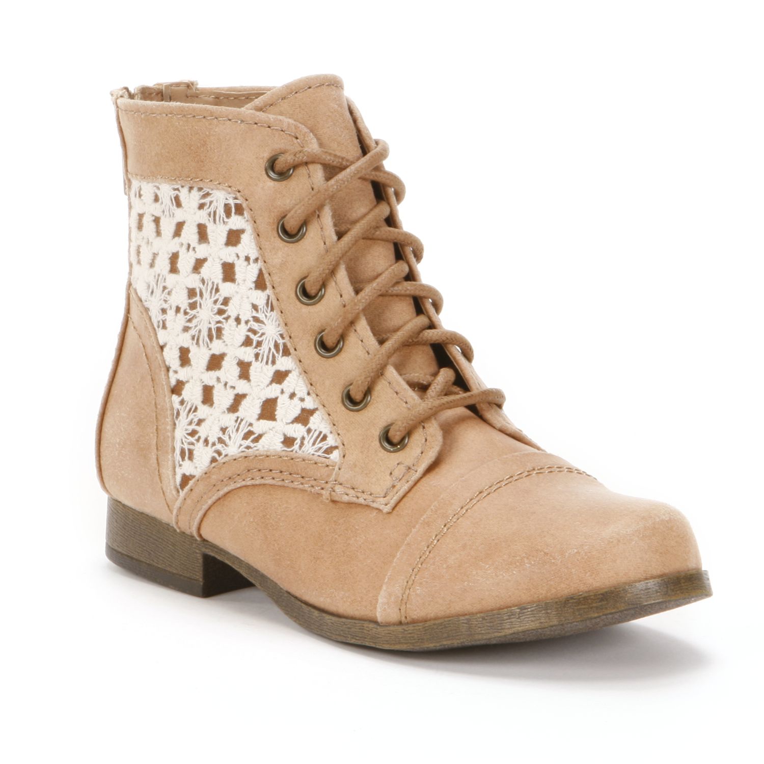 candies lace up boots