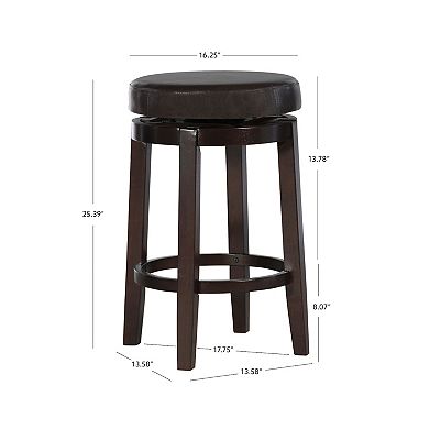 Linon Maya 24-in. Swivel Stool