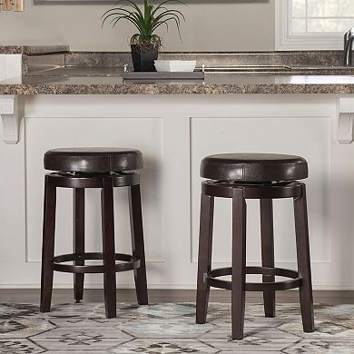 Linon Maya 24-in. Swivel Stool