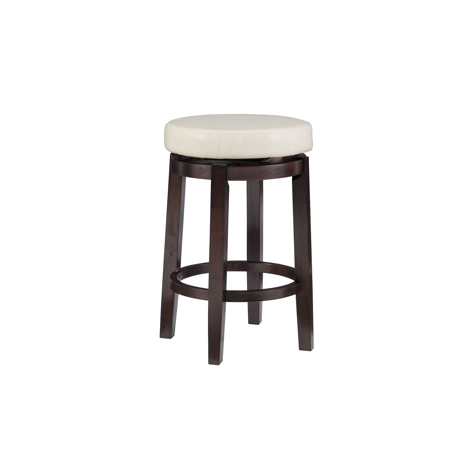 Linon Maya 24-in. Swivel Stool, Rice