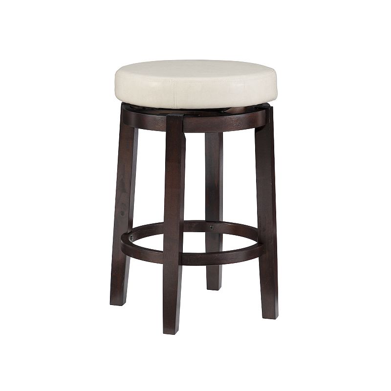 Linon Maya Counter Stool, Multiple Colors, 24 inch Seat Height