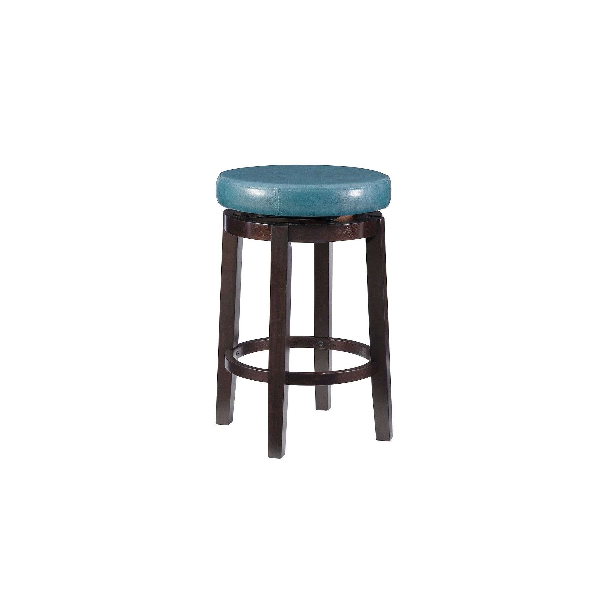 Linon Maya 24-in. Swivel Stool, Blue