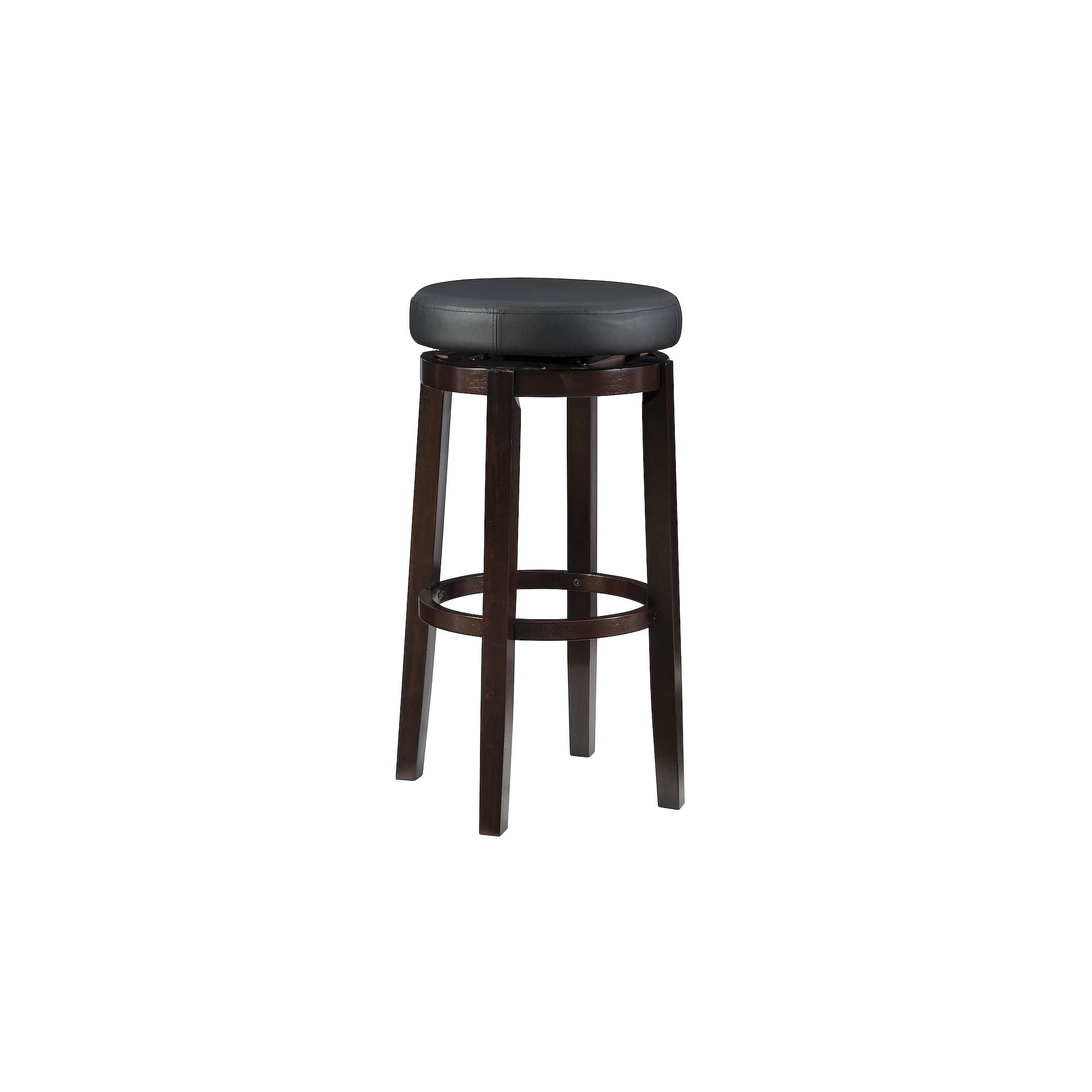 Linon Maya 29-in. Swivel Stool, Black