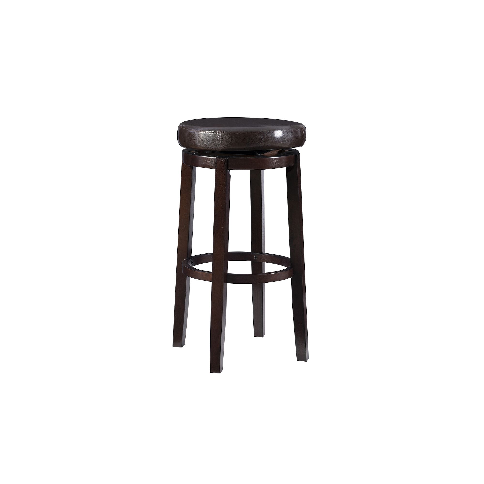 Linon Maya 29-in. Swivel Stool, Brunette
