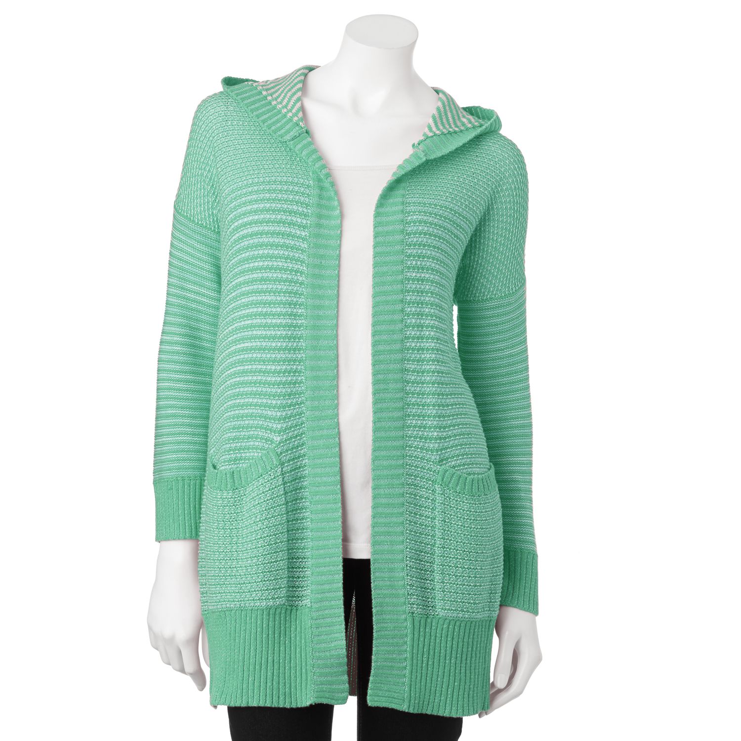 kohls hooded cardigan