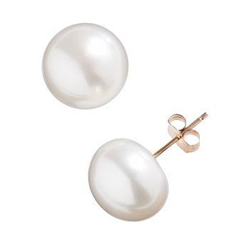 PearLustre by Imperial 10k Gold Freshwater Cultured Pearl Stud Earrings