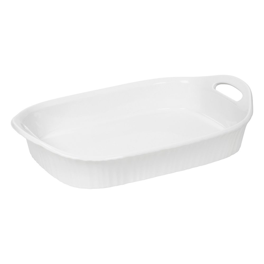 CorningWare French White 3-qt. Oblong Baking Dish