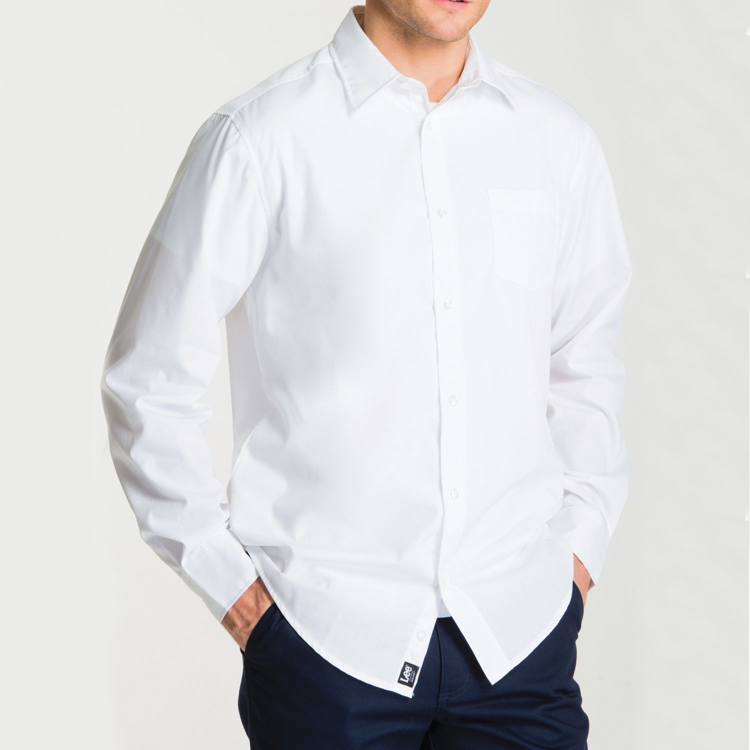 kohls white dress shirt mens