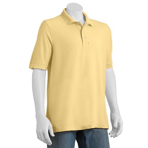 easy care pique polo