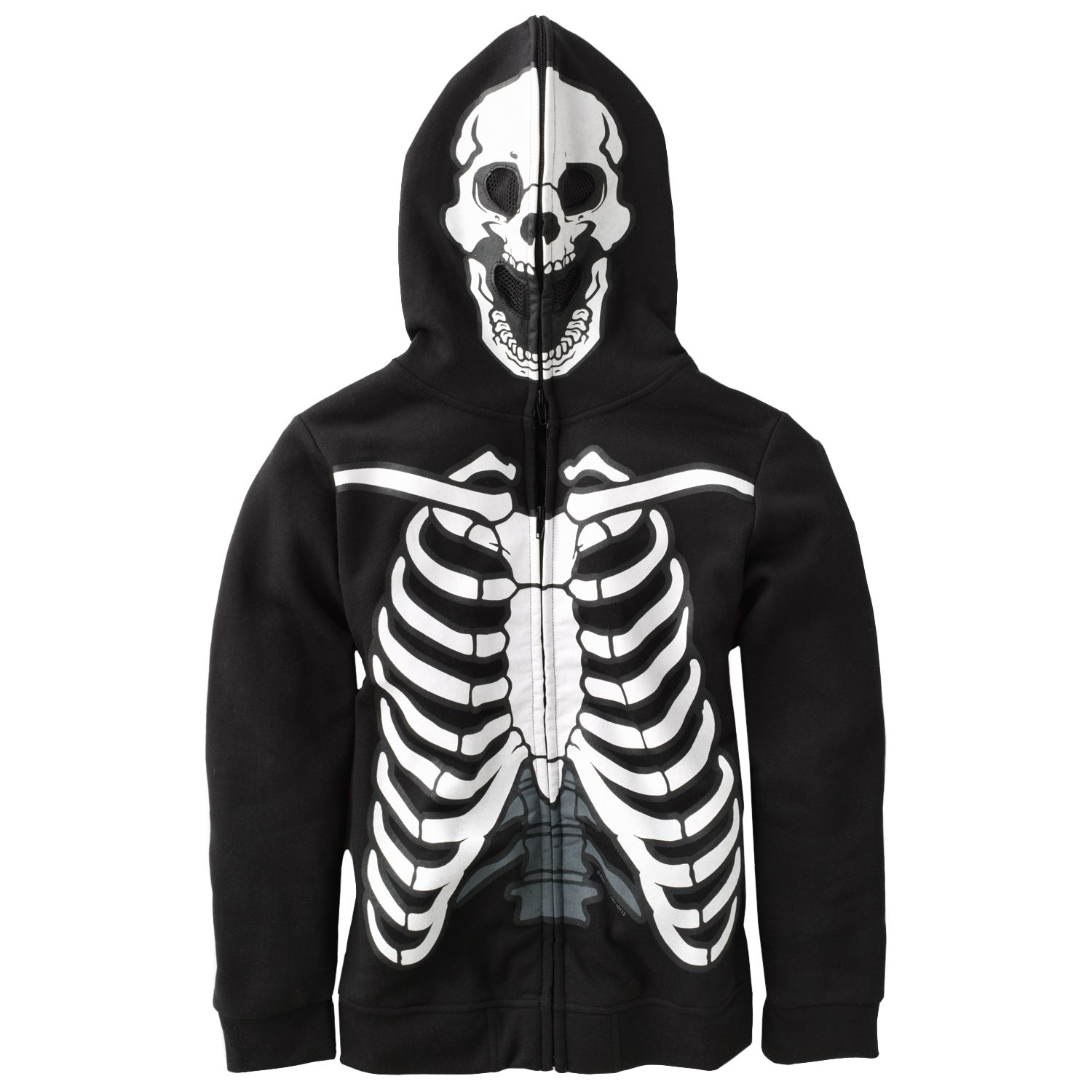 boys skeleton hoodie