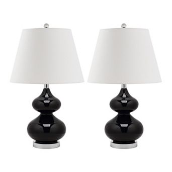 Safavieh Eva Double Gourd 2 pc Glass Lamp Set
