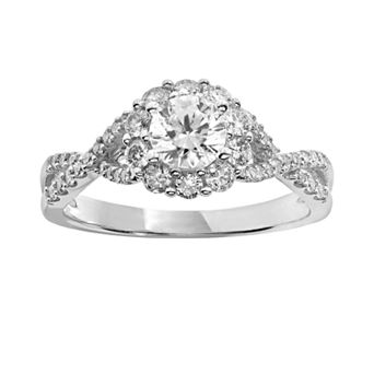 Simply Vera Vera Wang Diamond Engagement Ring in 14k White Gold (1 ct T.W.)
