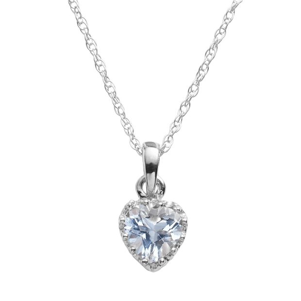 Aquamarine hot sale necklace kohls