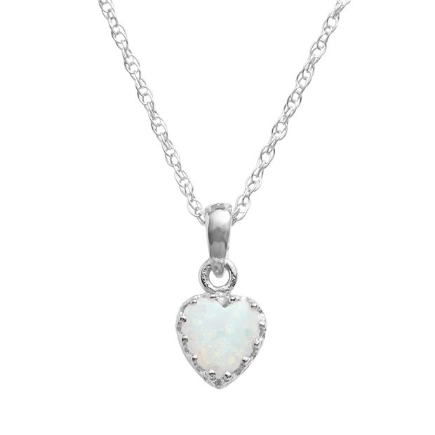 Opal on sale necklace kohls