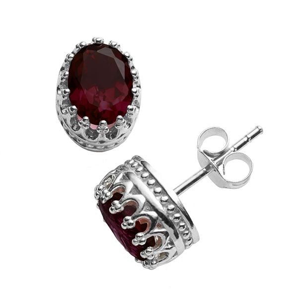 Kohls garnet clearance earrings