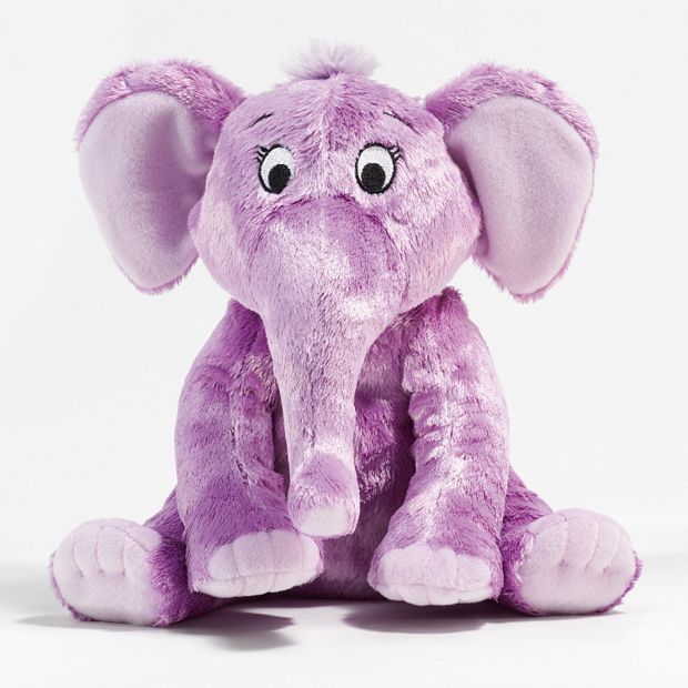 purple stuffed elephant