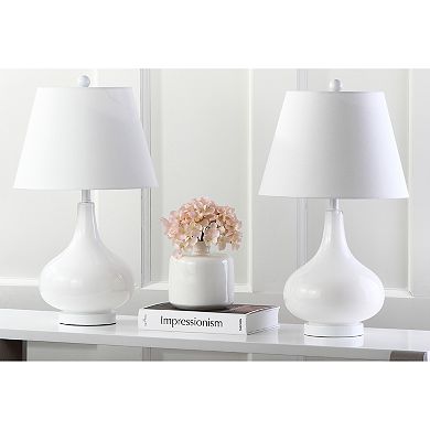 Safavieh Amy Gourd 2-pc. Glass Table Lamp Set