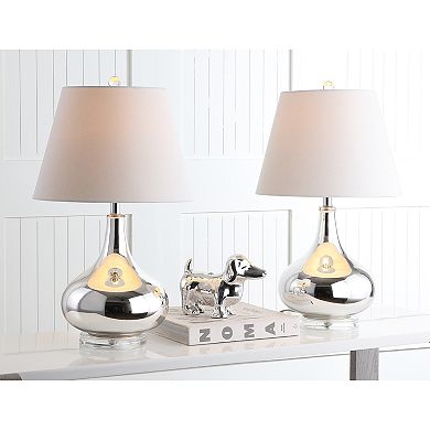 Safavieh Amy Gourd 2-pc. Glass Table Lamp Set