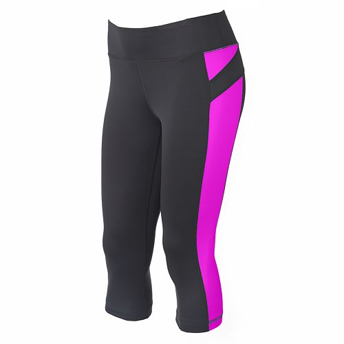 Women's Tek Gear® Colorblock Capri Yoga Leggings