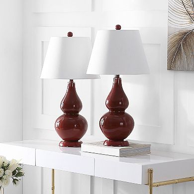 Safavieh Cybil Double Gourd 2-pc. Table Lamp Set