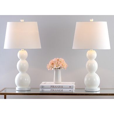 Safavieh Jayne Three Sphere 2-pc. Glass Table Lamp Set